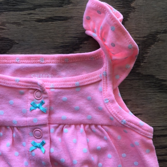 Free Shipping - Carter’s Baby Girl’s Snap-Up Rompers Bundle of 3 - Picture 9 of 10